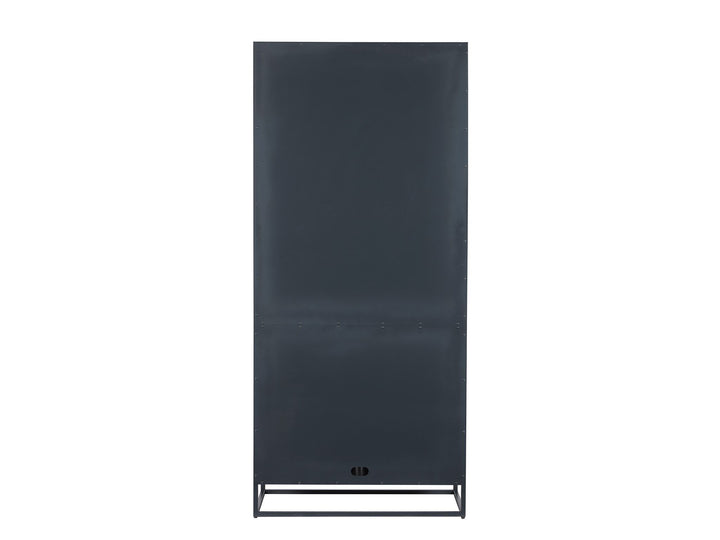 Getaway - Santorini Tall Metal Kitchen Cabinet - Black