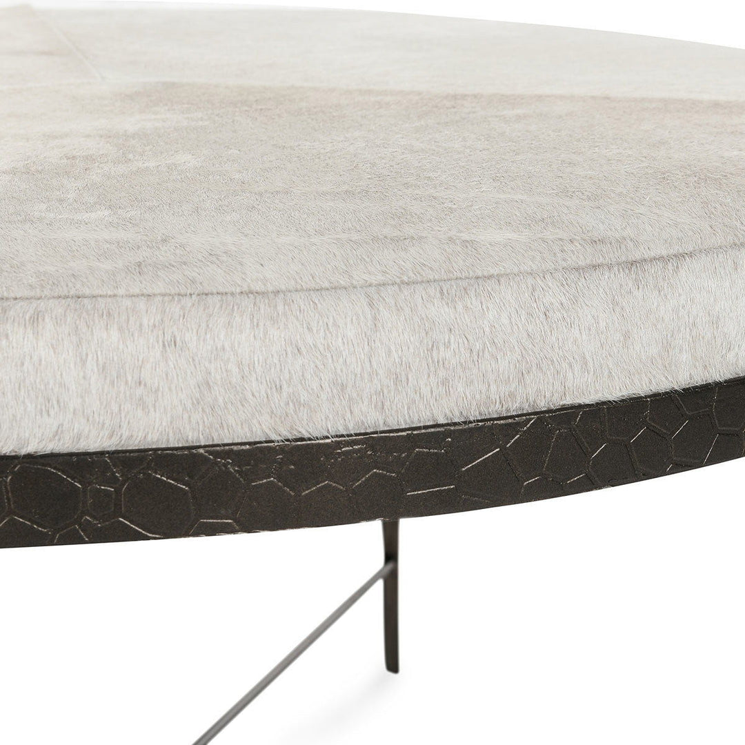 Bose - Hide Round Coffee Table - Ivory