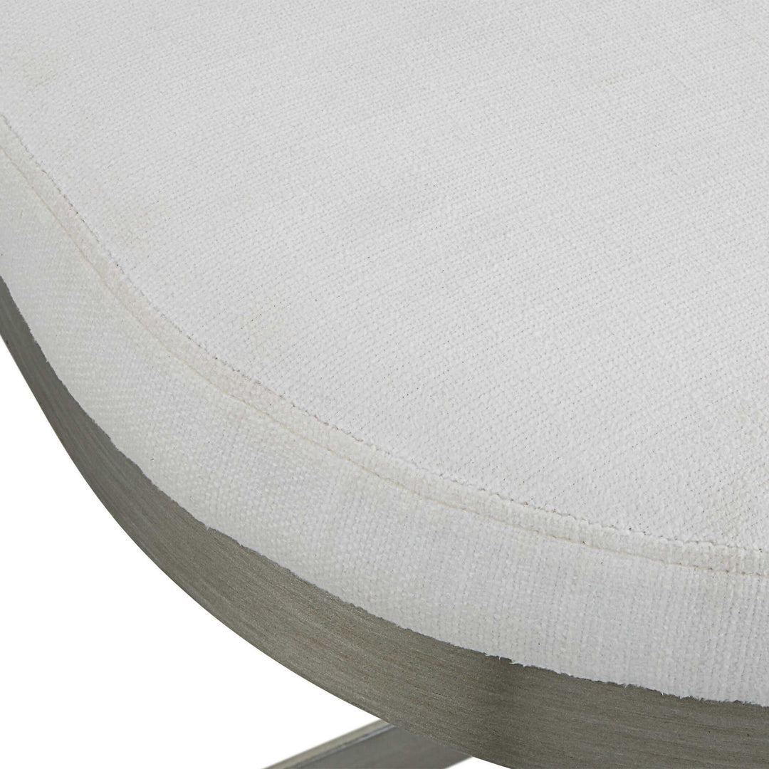 Ivanna - Backless Counter Stool - Silver