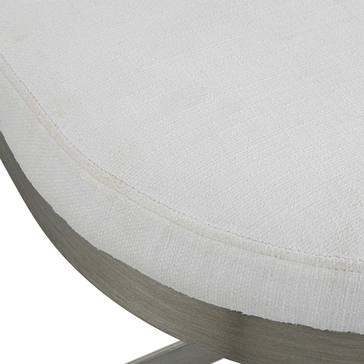 Ivanna - Backless Counter Stool - Silver