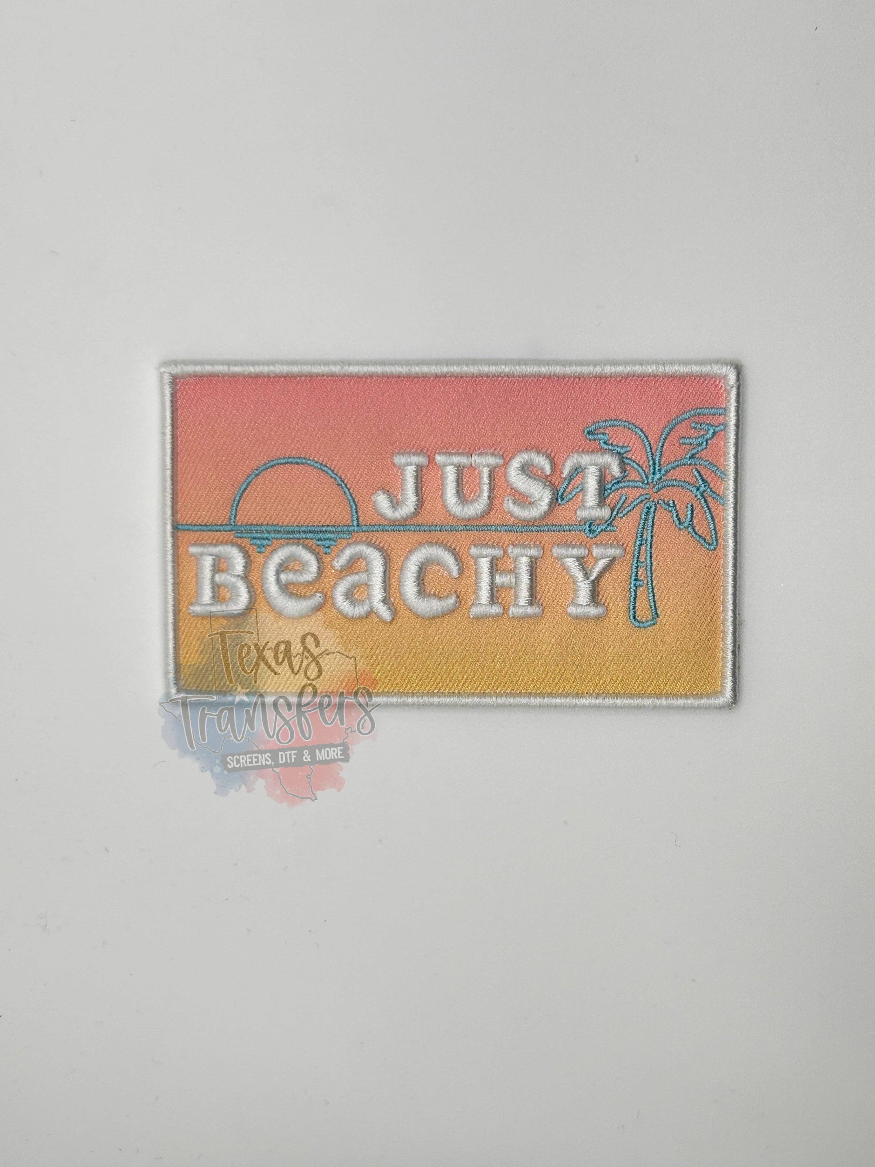 Just Beachy Iron-On PATCH
