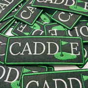 4" Caddie ( GOLF)  -  Embroidered Hat Patch