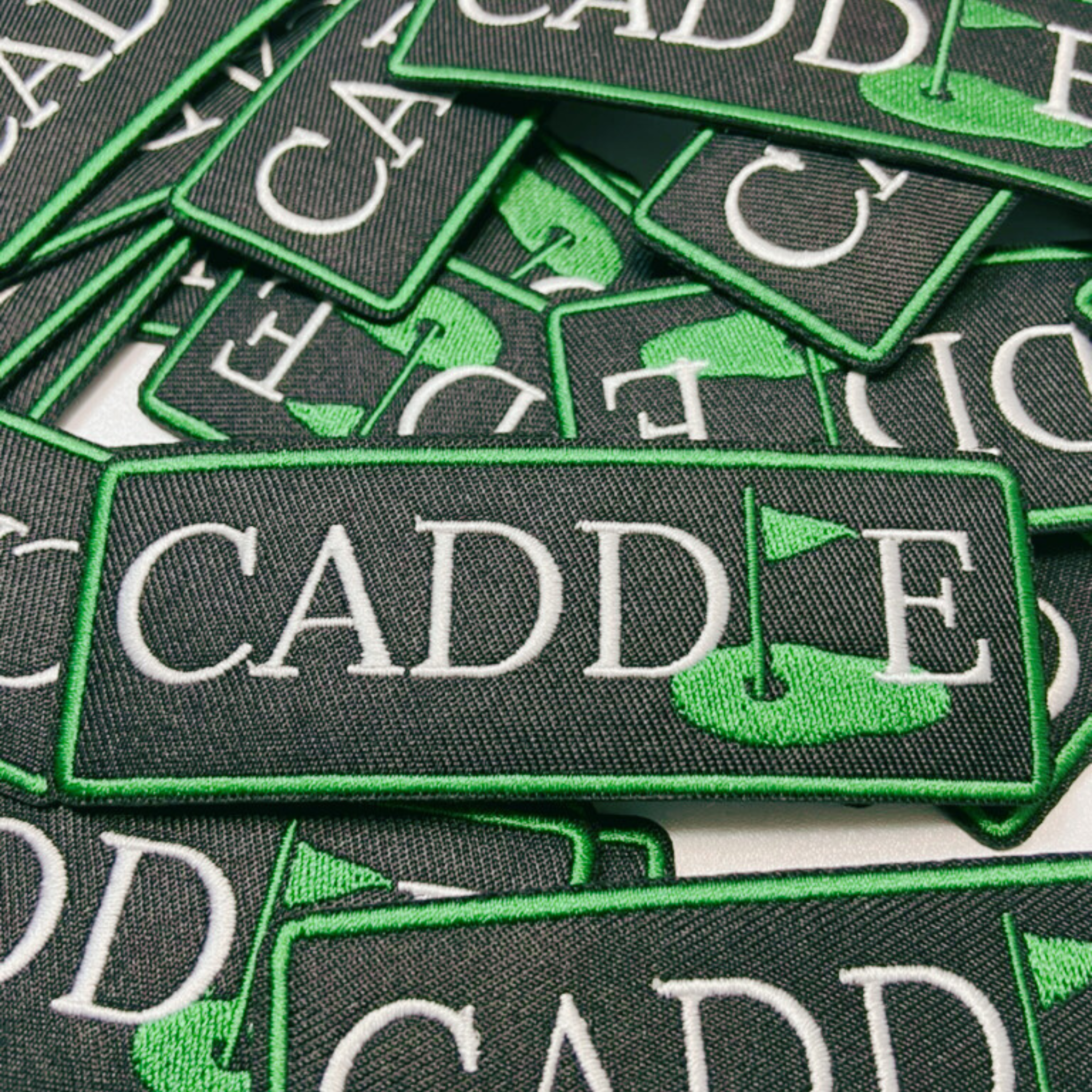 4" Caddie ( GOLF)  -  Embroidered Hat Patch