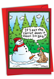 Christmas Card - Eat the Carrot
