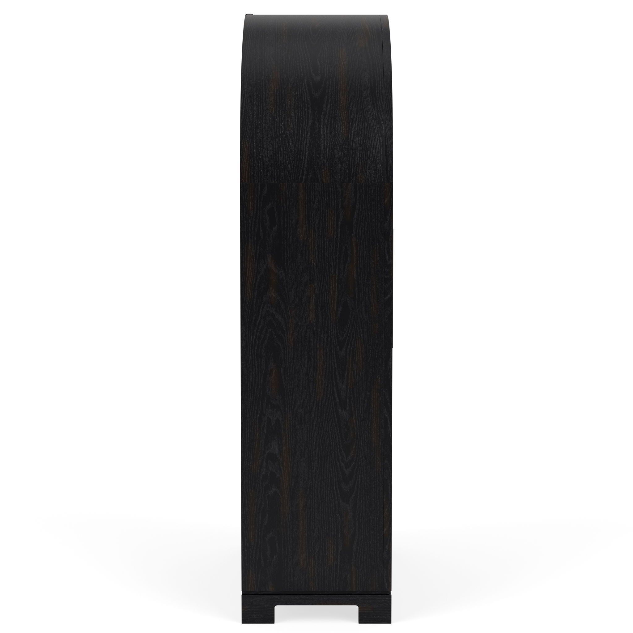 Calhoun - Display Cabinet - Whiskey / Ebony Whiskey Oak