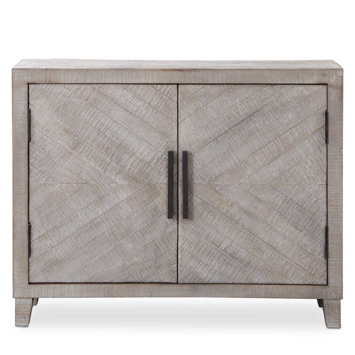 Adalind - Washed Accent Cabinet - White Washed