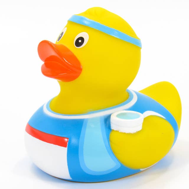 Marathon Runner Rubber Duck