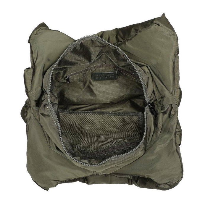 Illumine Woven Nylon Tote: Nude