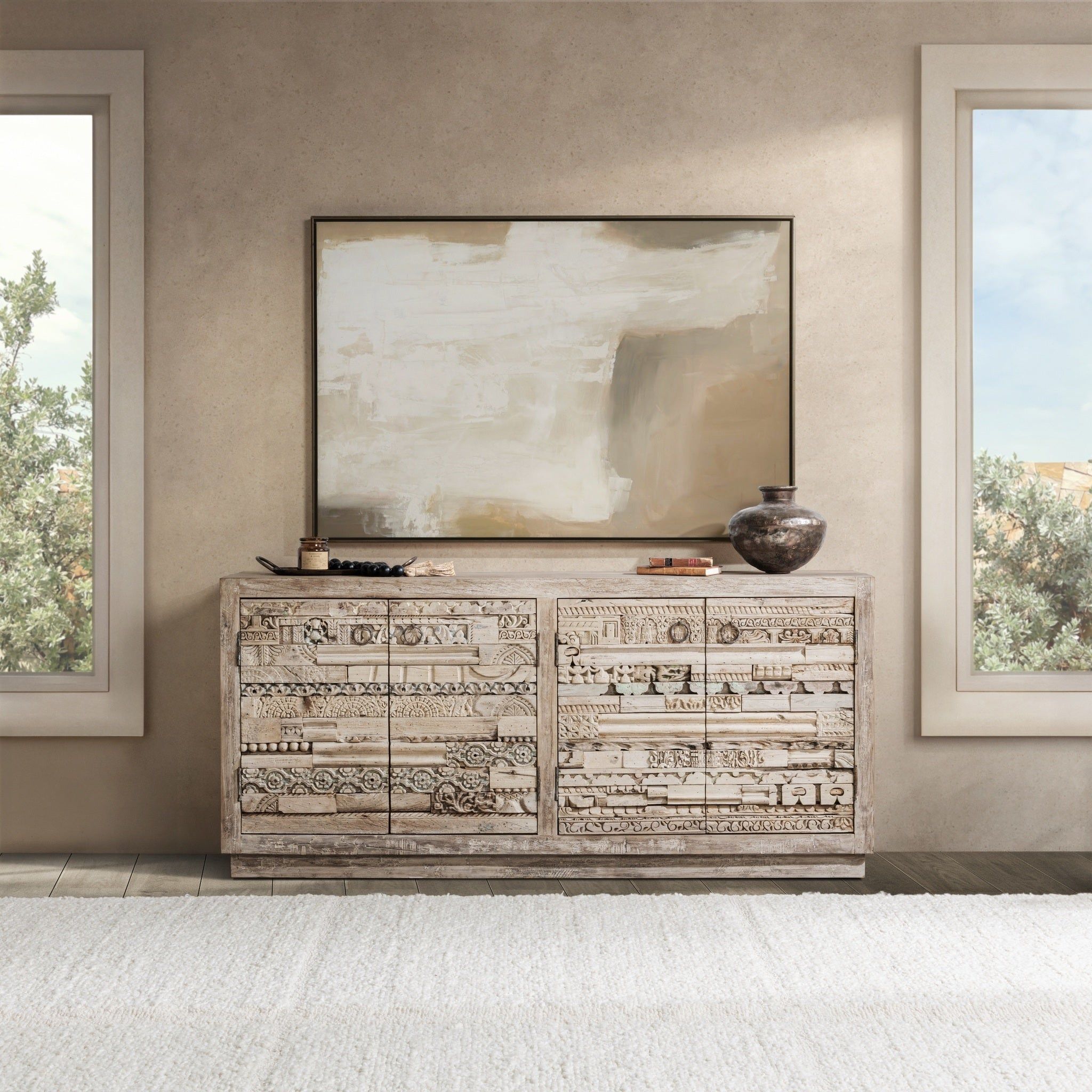 Alta - Carved Panel Sideboard