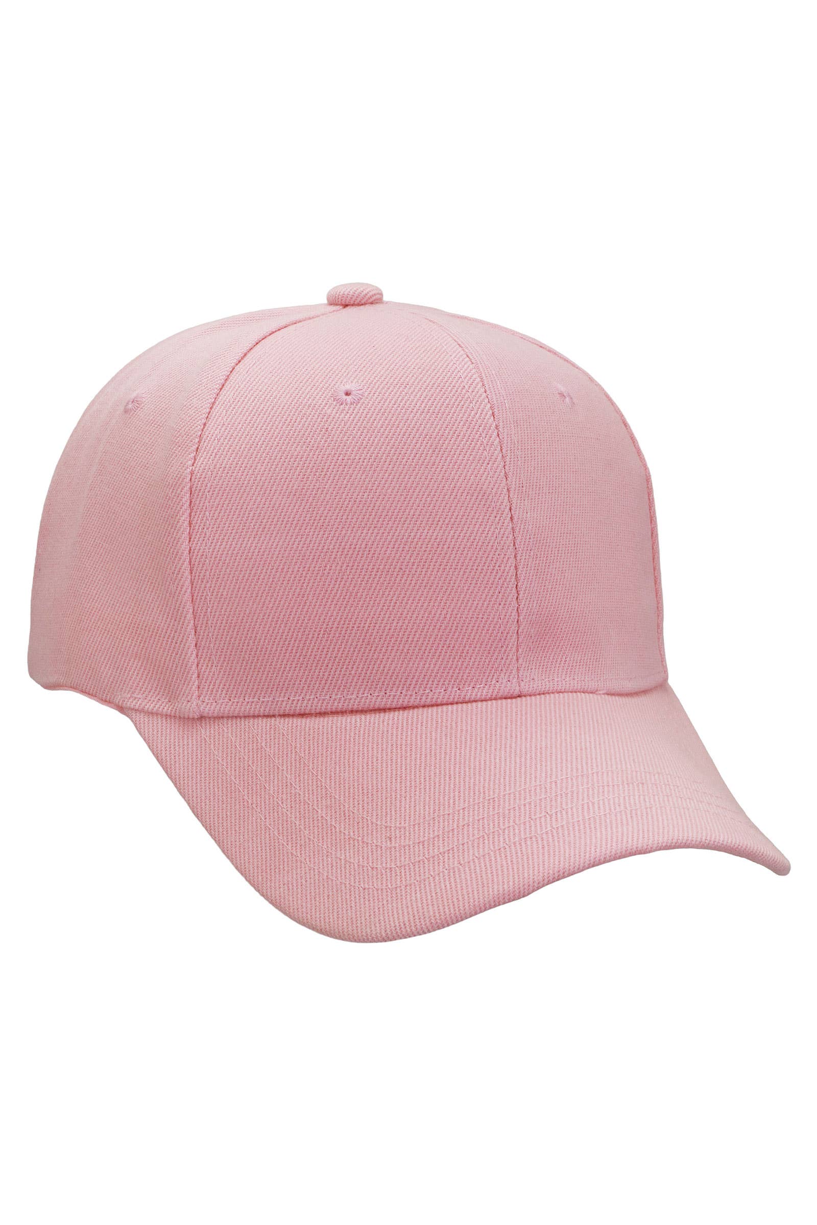Blank Twill Acrylic Velcro Back Baseball Cap