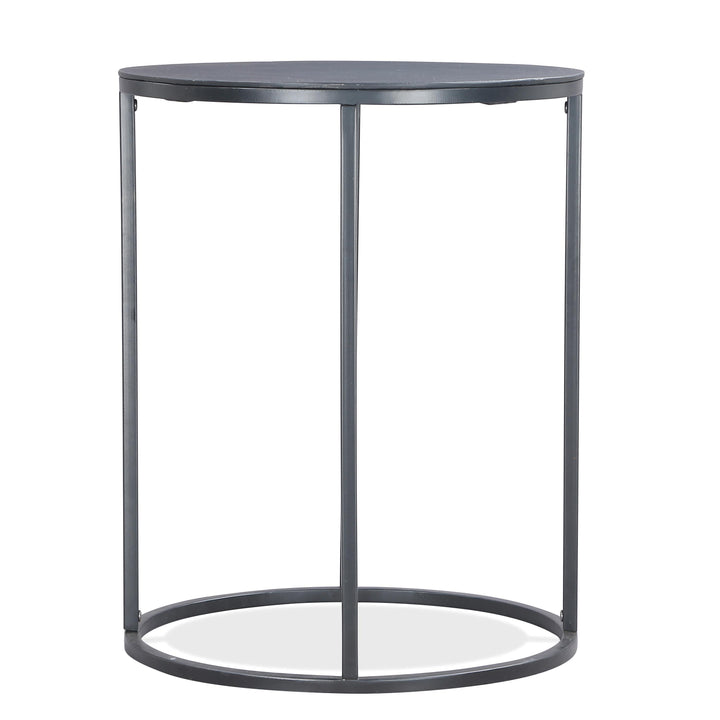 Declan - Round Side Table - Black