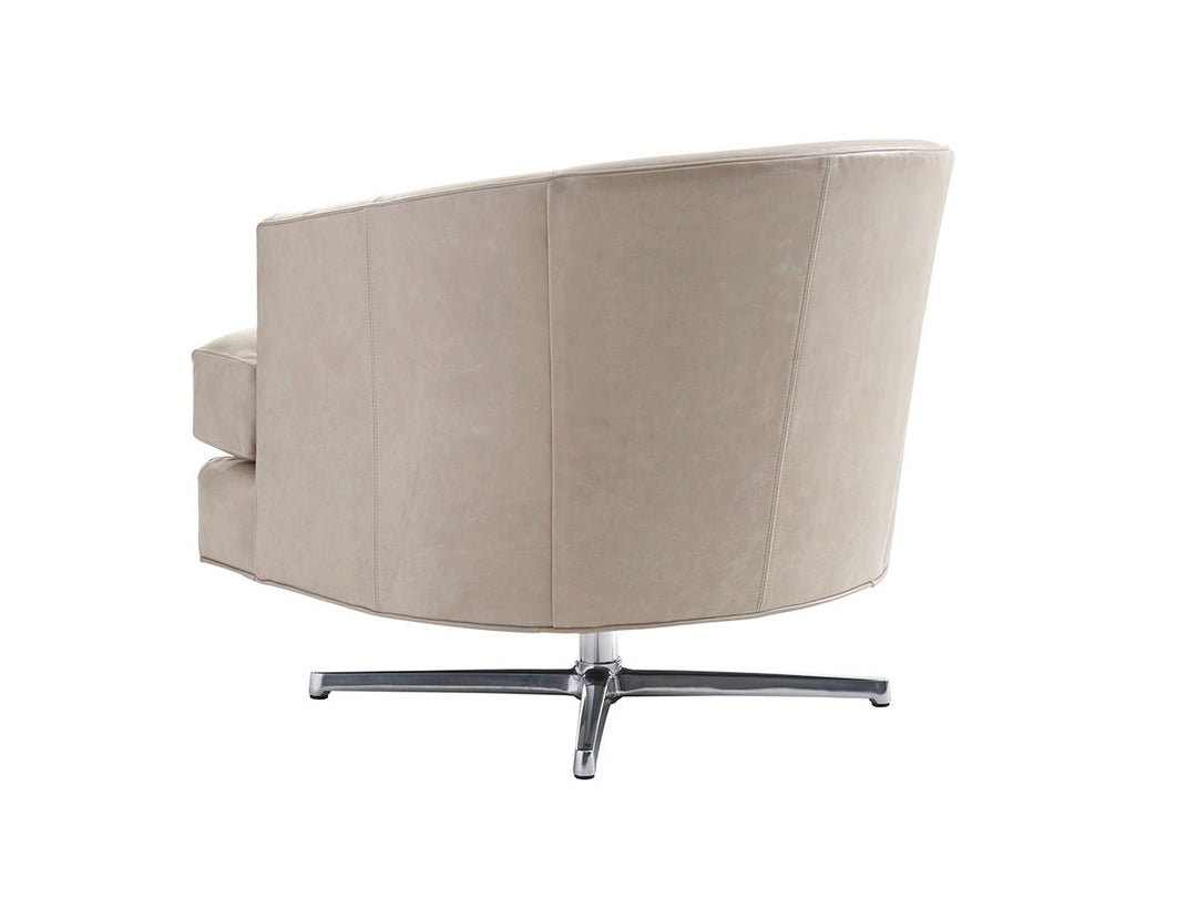 Lexington Leather - Graves Leather Swivel Chair