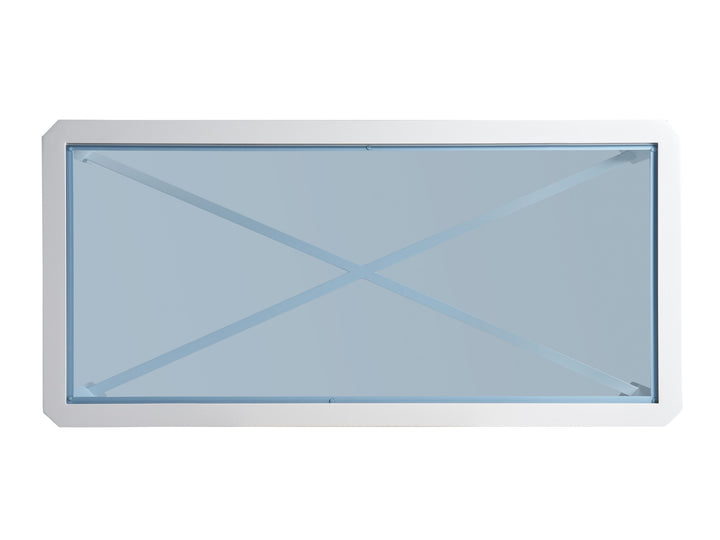 Ocean Breeze Promenade - Rectangular Cocktail Table - White