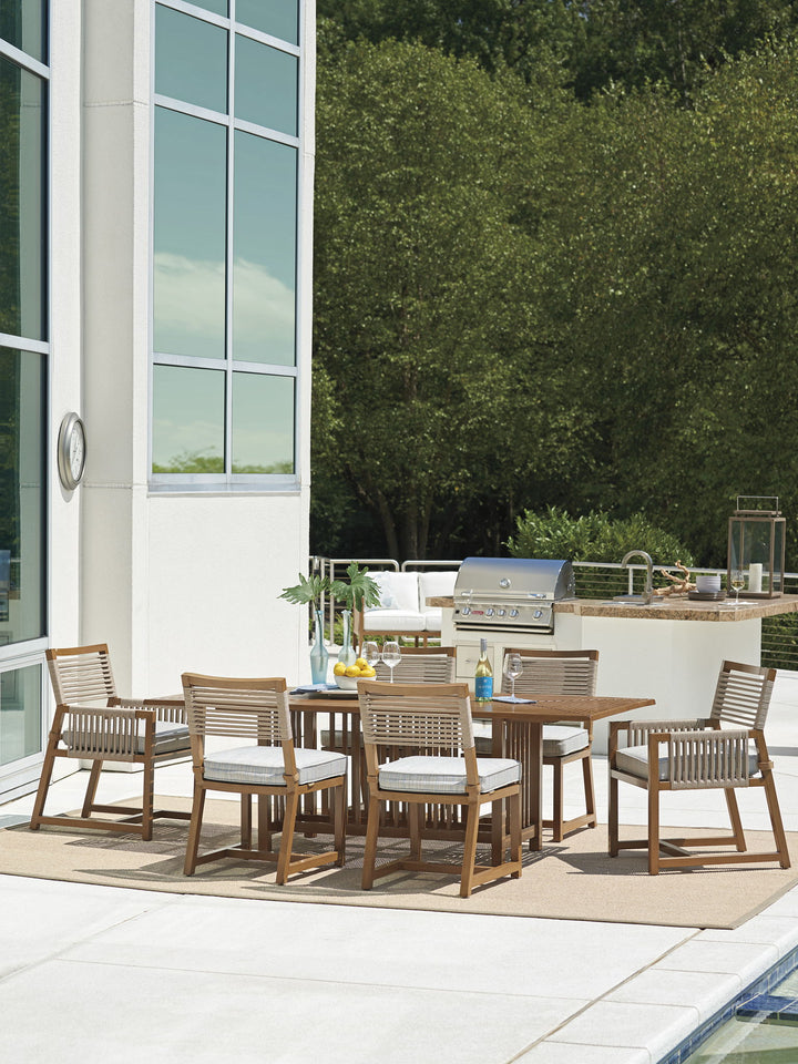 St Tropez - Rectangular Dining Table - Light Brown