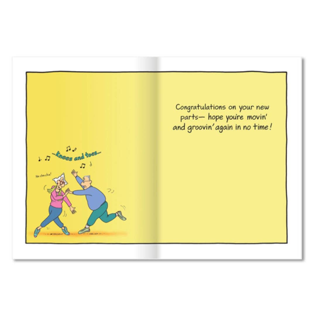 Knees And Toes Get Well Card - 9236