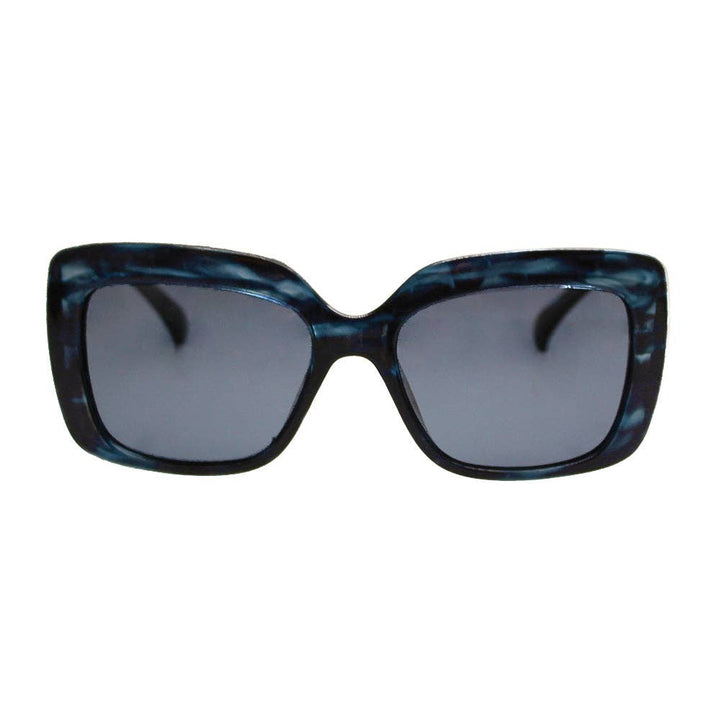 TESSA | Blue | Black Streaks | Polarized Sunglasses
