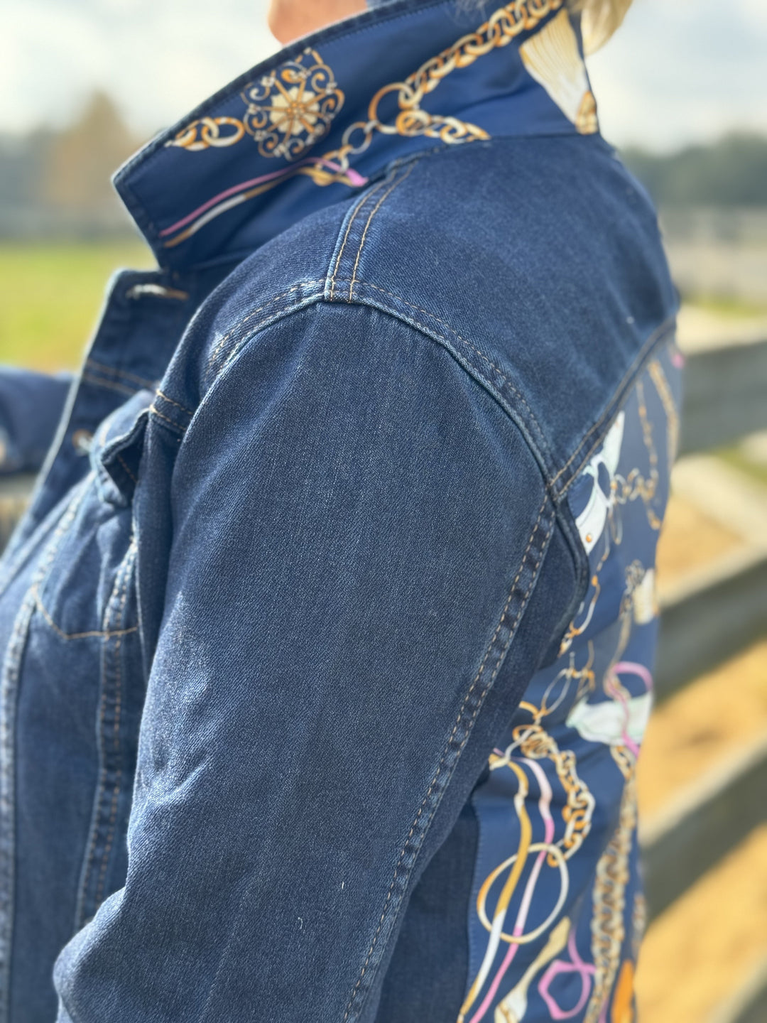 The Dark Denim Jacket / Lucky You
