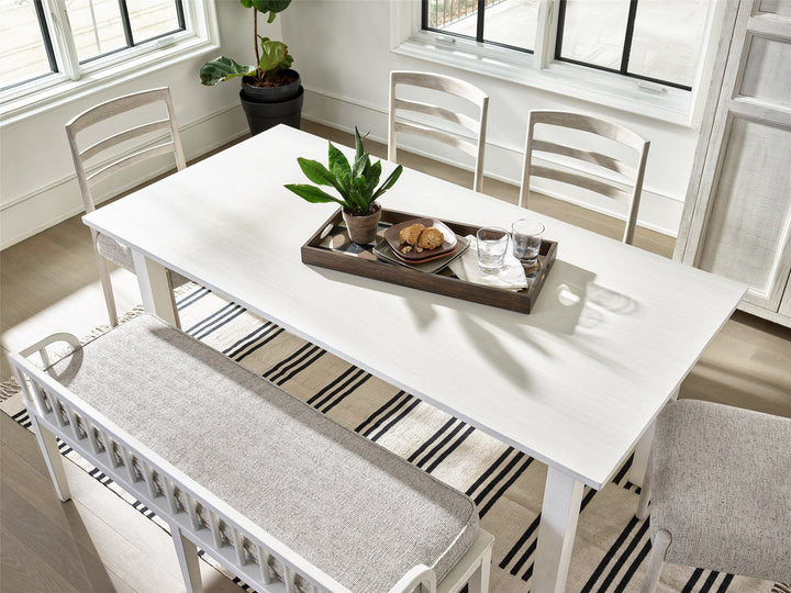 Modern Farmhouse - Finn Dining Bench - White