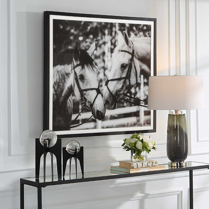 Apple Of My Eye - Framed Print - Black