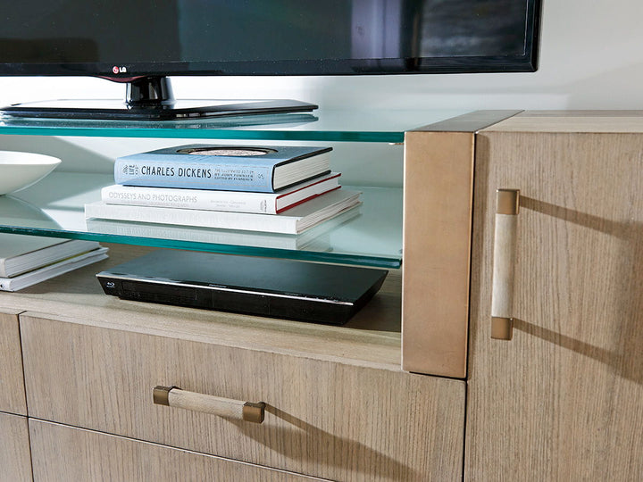 Shadow Play - Turnberry Media Console - Light Brown