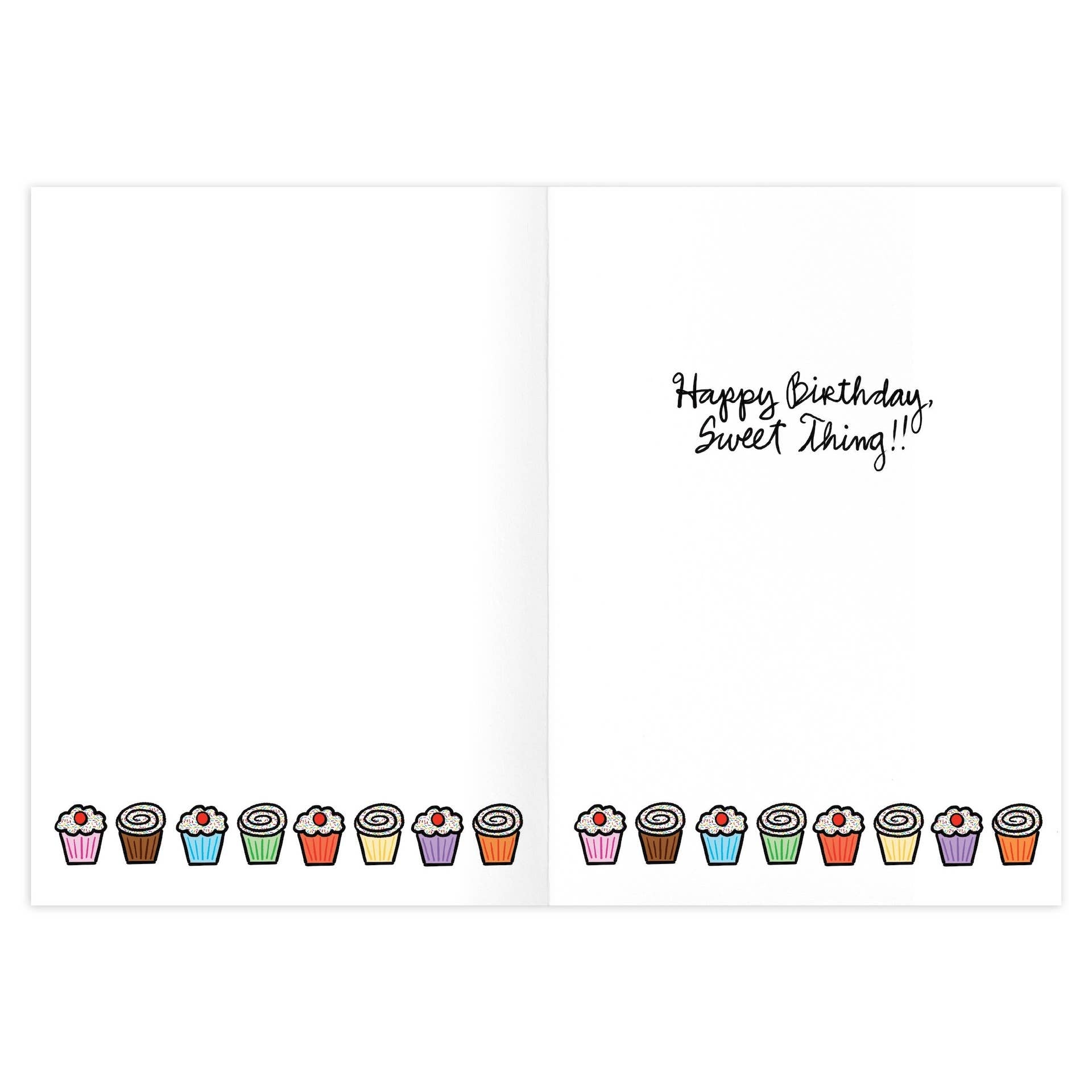 Gave Up Sugar Birthday Card - 9473