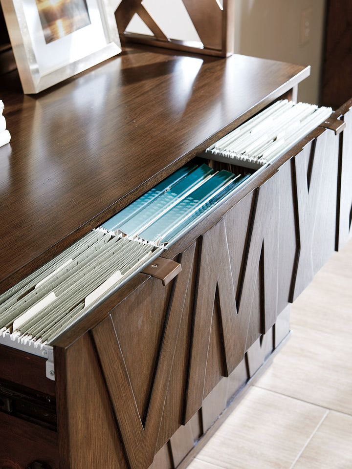 Cross Effect - Prism File Chest - Dark Brown