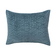 Bari - Velvet Sham - Stone Blue