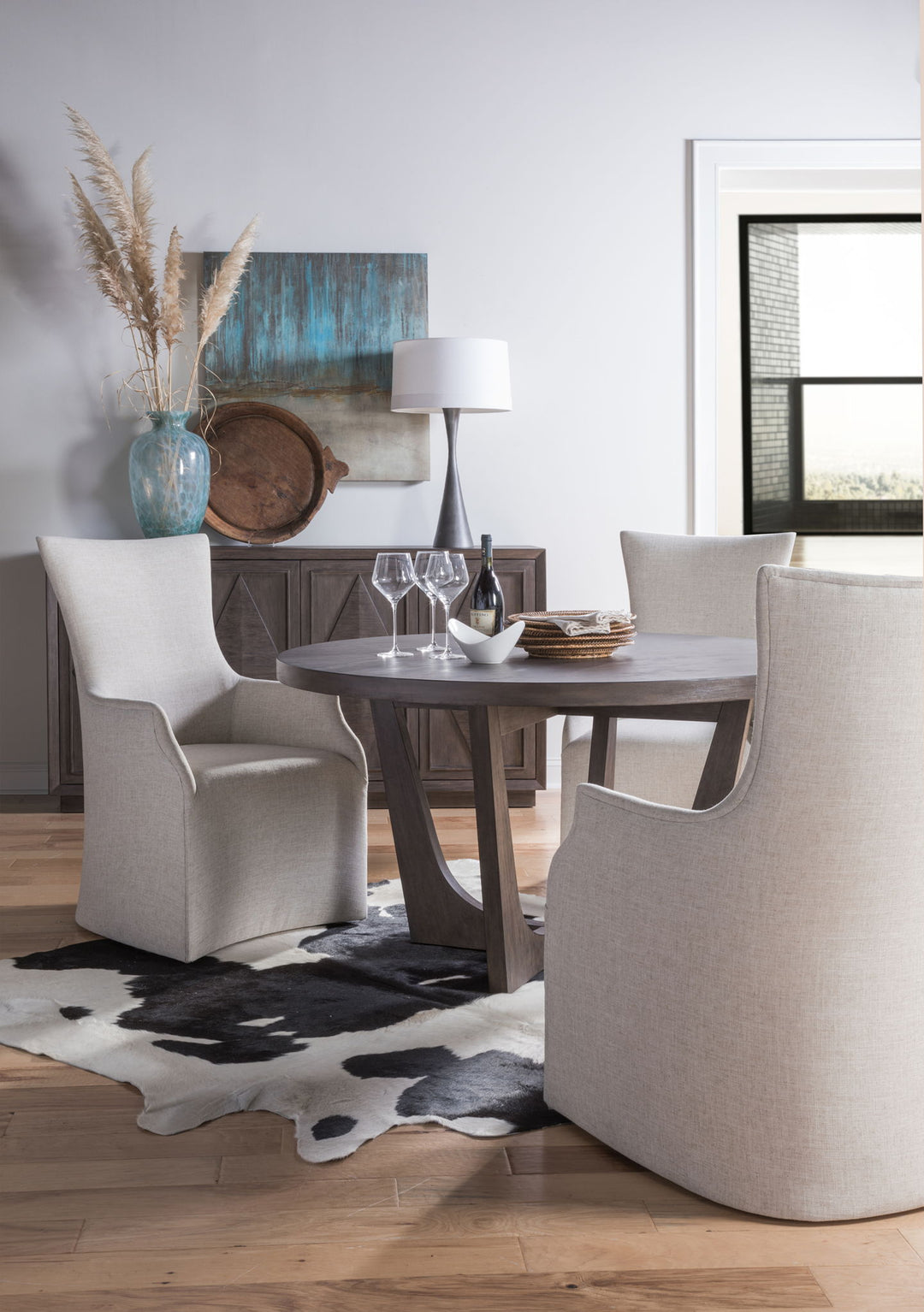 Signature Designs - Juliet Arm Chair With Casters