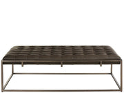 Travers - Cocktail Ottoman - Dark Gray