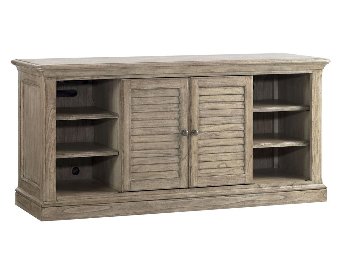 Barton Creek - Travis Media Console - Light Brown