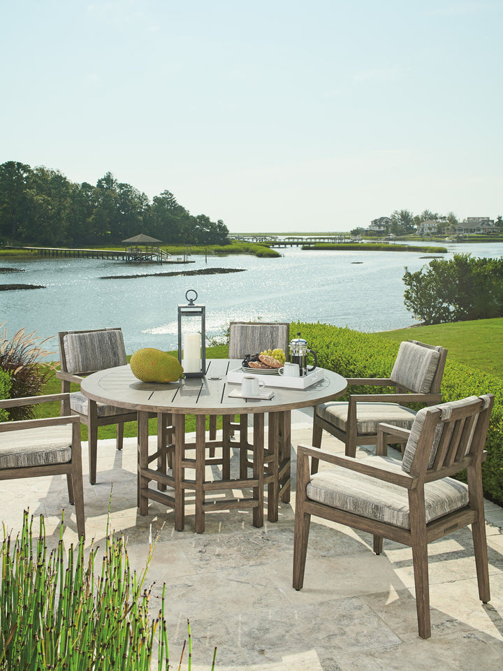 La Jolla - Round Dining Table - Dark Brown