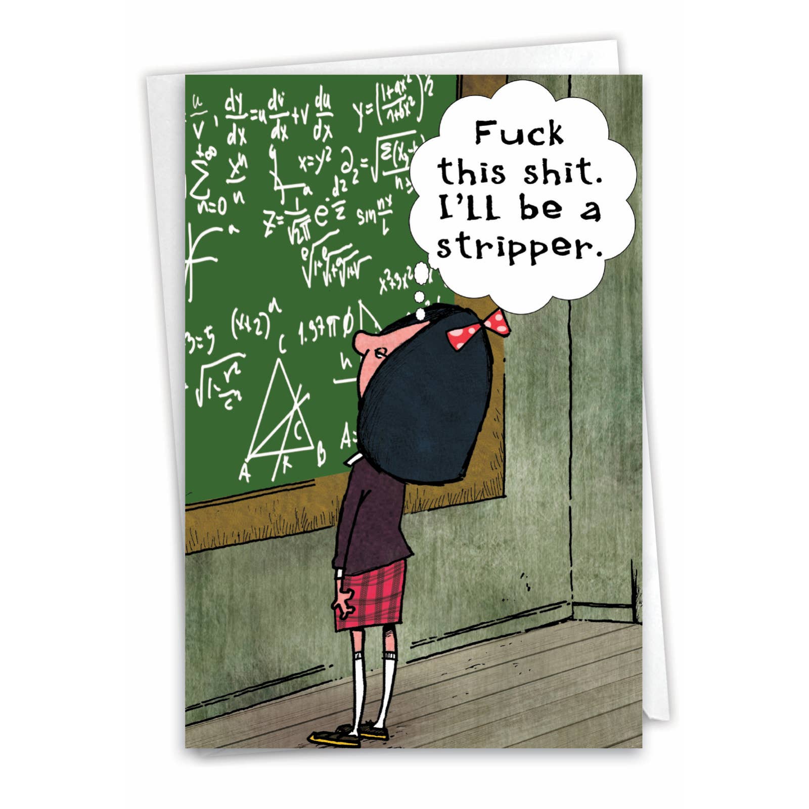 Birthday Card - I'll be a Stripper