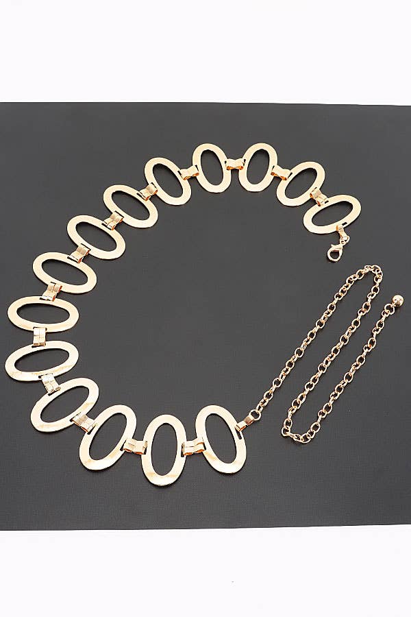 Vintage Metal Chain Belt PBN9119