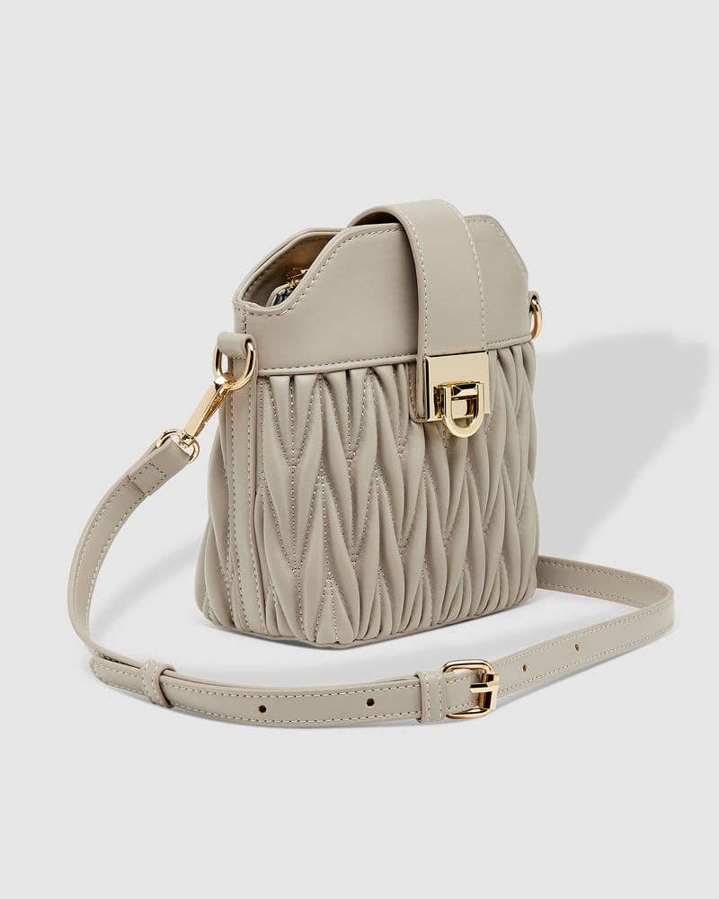 Layla Crossbody Bag - Light Grey