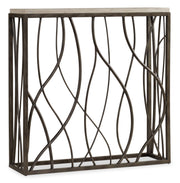 Melange - Thin Metal Console - Dark Gray
