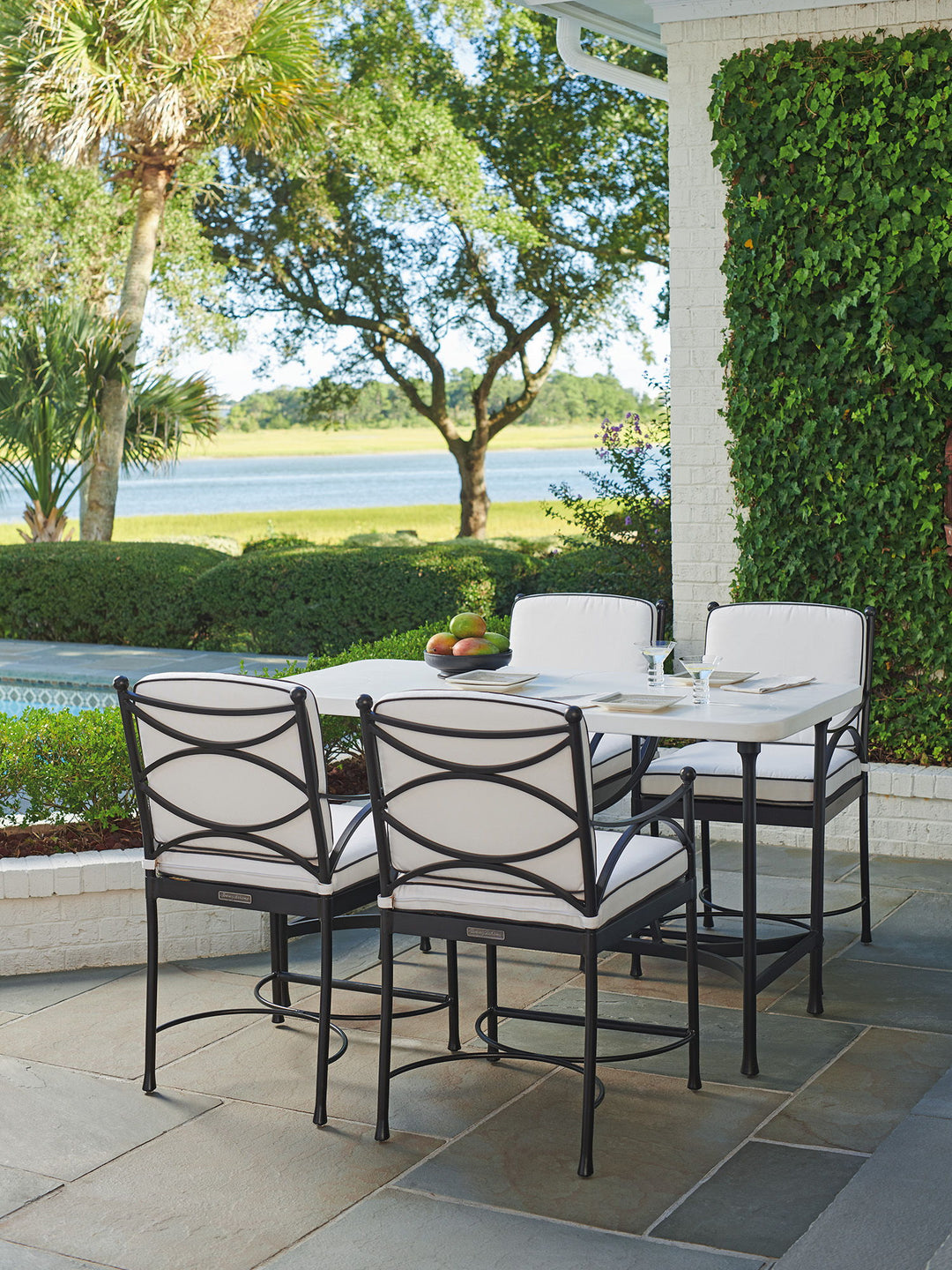 Pavlova - Hi/Lo Bistro Table - White