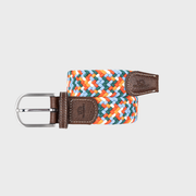 Multicolored elastic braided belt - Willemstad