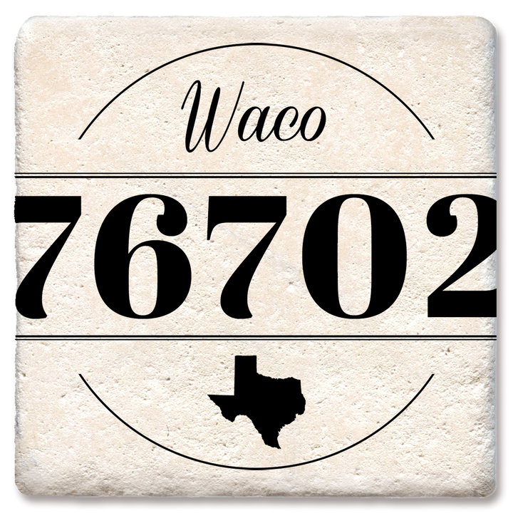 Zip Code Custom Coaster