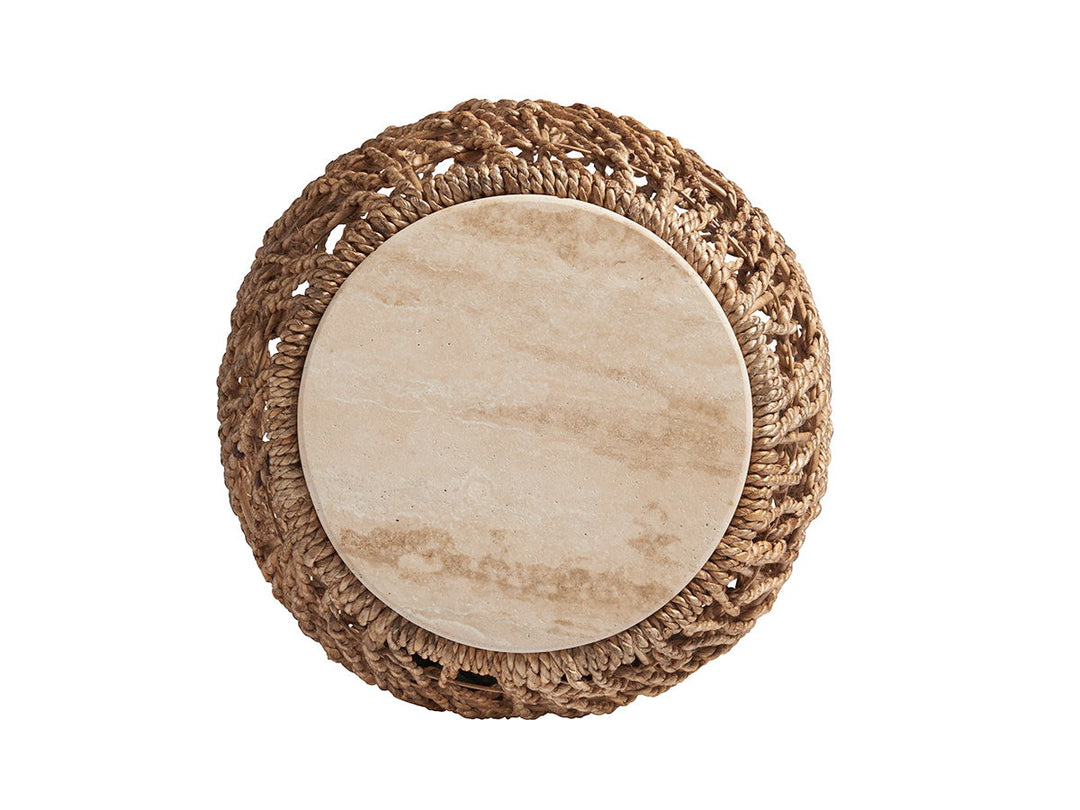 Los Altos - Madrid Woven Accent Table - Light Brown