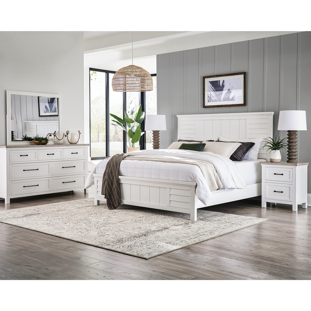 Cora - Two Drawer Nightstand - White