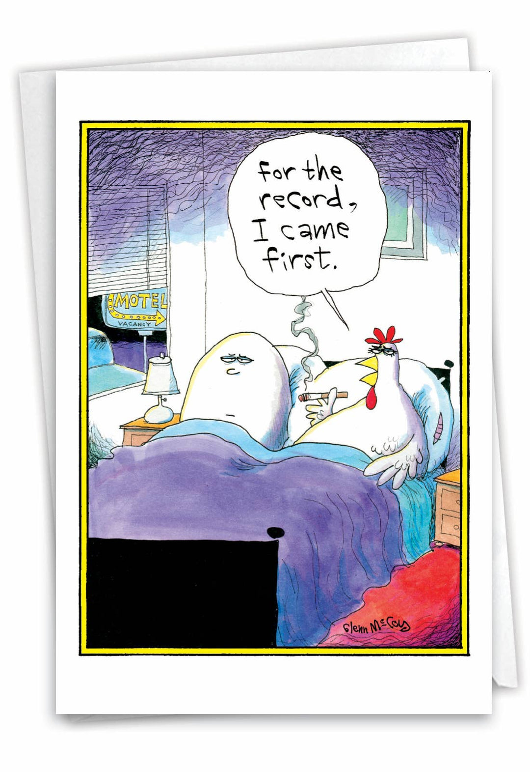 Birthday Card - I Came First