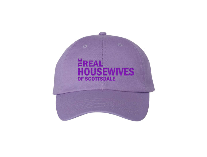 Real Housewives of CUSTOM Embroidered Dad Hat: Pink