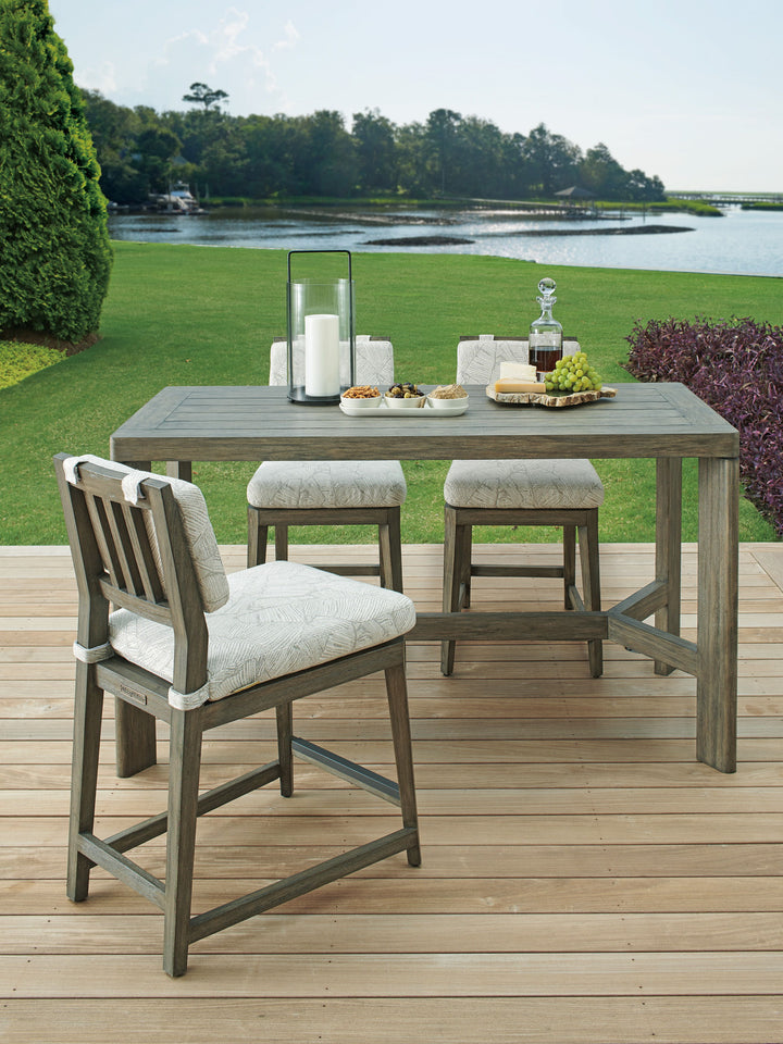 La Jolla - High/Low Bistro Table - Dark Brown