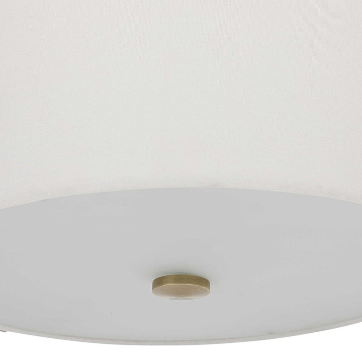 Colfax - 3 Light Semi Flush - Brass