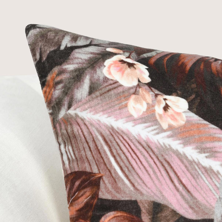 Radiant Oasis - 22" x 22" Makana Pillow - Brown