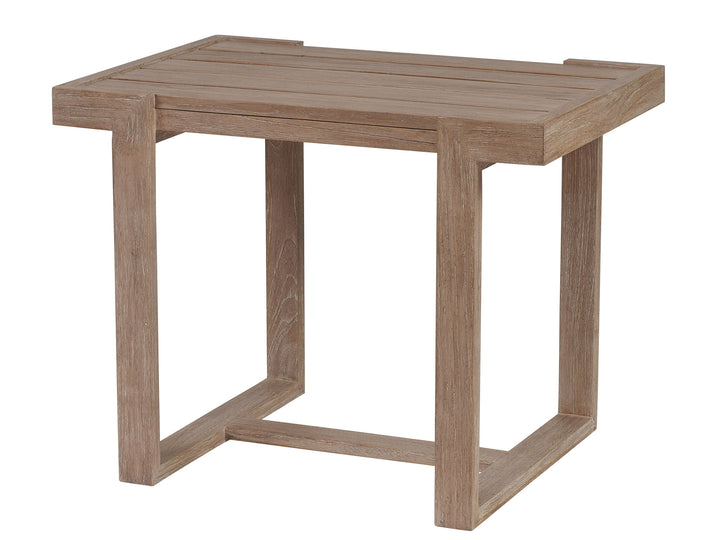 Stillwater Cove - Rectangular End Table - Dark Brown