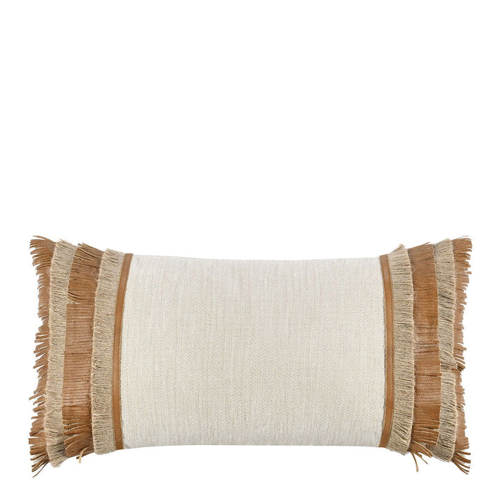 Timeless - TL Pottery Leather Pillow - Chestnut / Natural