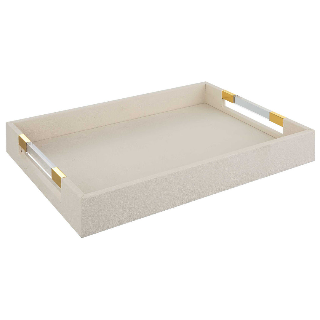 Wessex - White Shagreen Tray