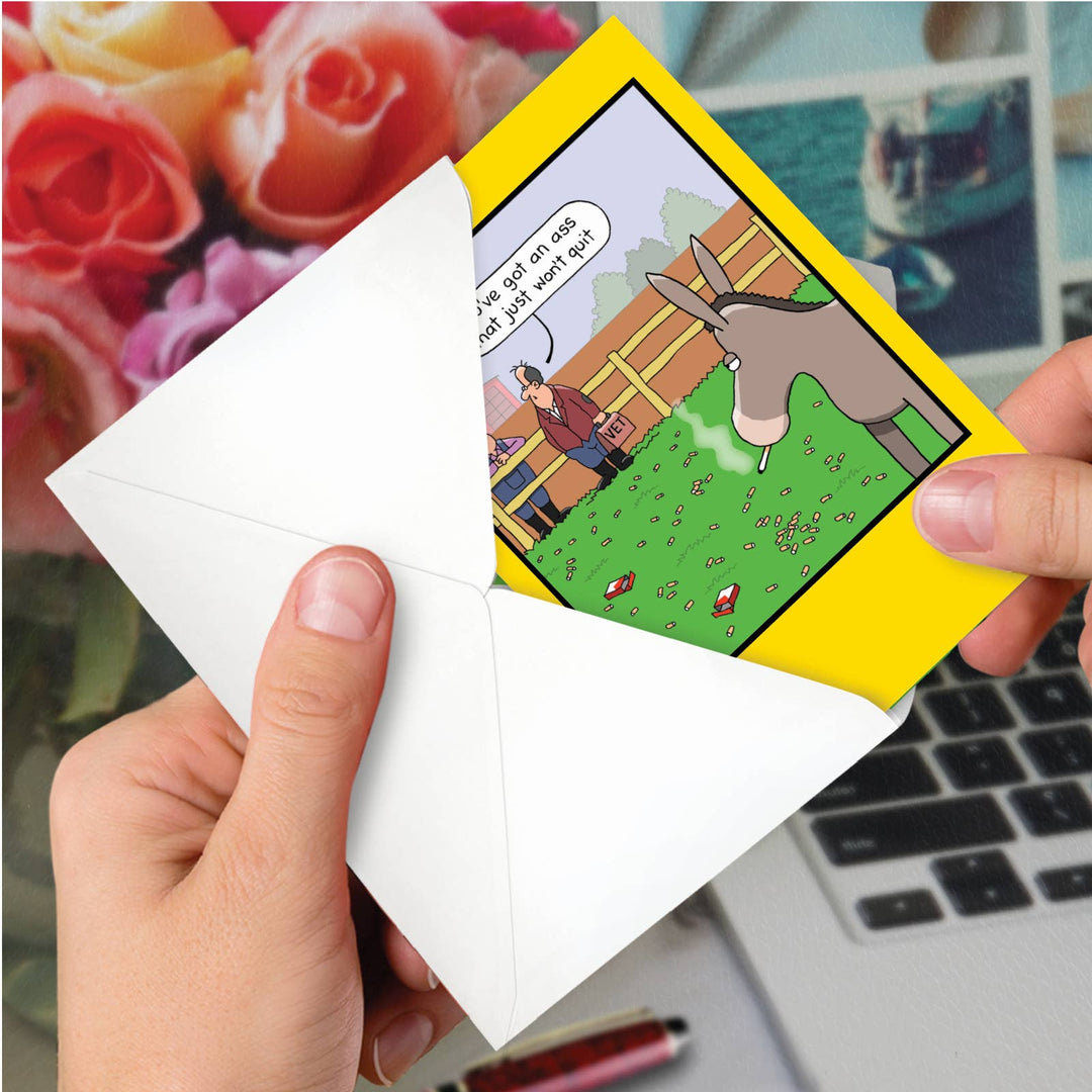NobleWorks - Won't Quit Greeted Birthday Card