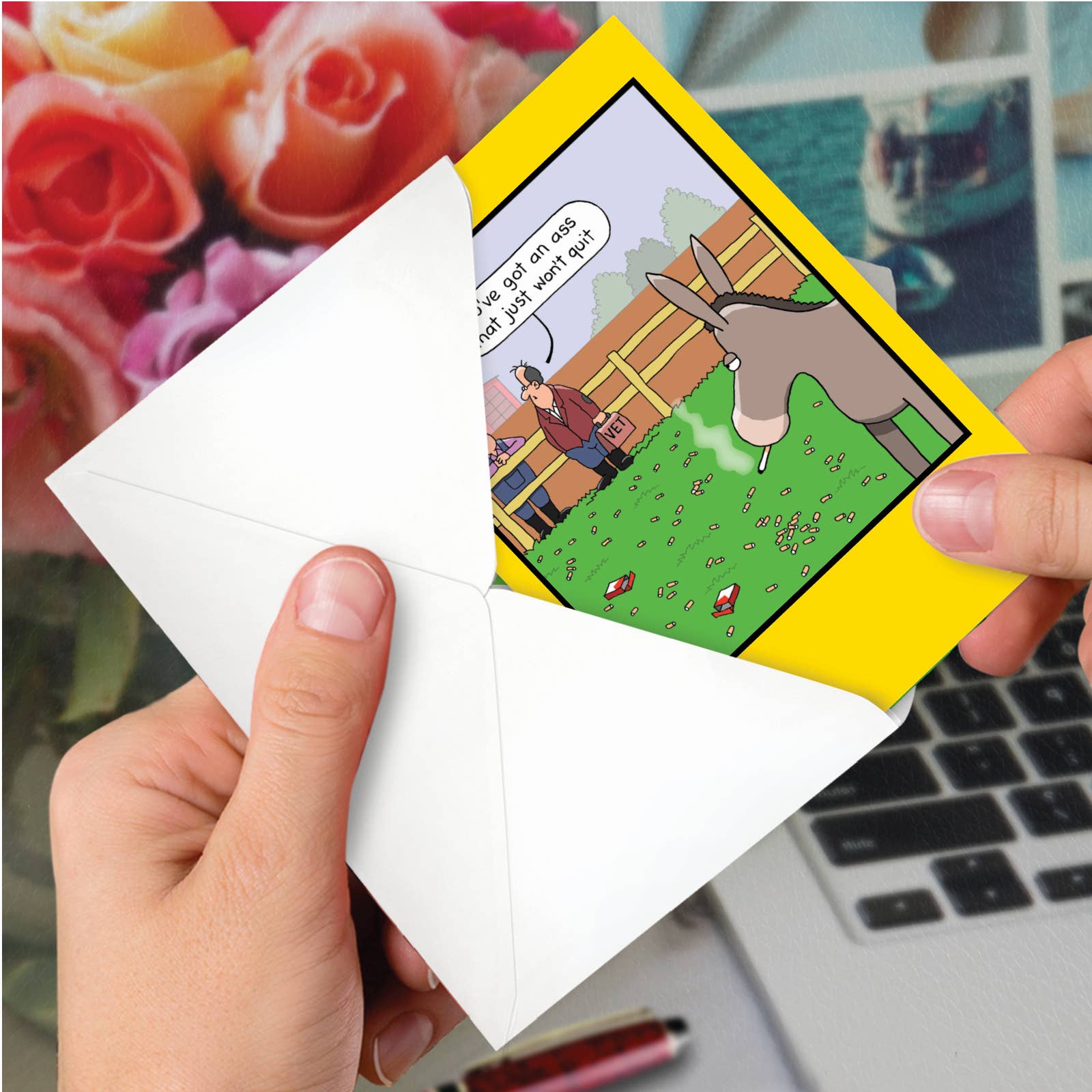 NobleWorks - Won't Quit Greeted Birthday Card